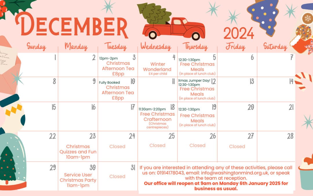 December 2024 with Washington Mind
