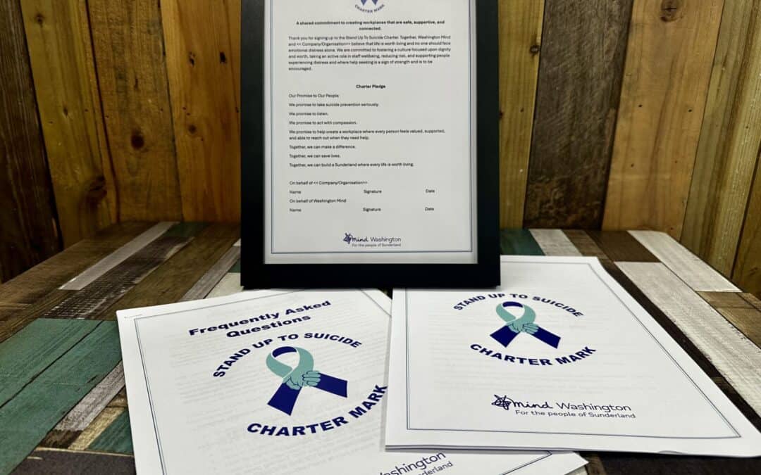Washington Mind Launches Stand Up To Suicide Charter Mark to Support Suicide Safer Workplaces